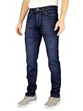 hattric Herren Cross Denim Harris Straight Jeans, Blau (Dark Blue 48), W33/L30