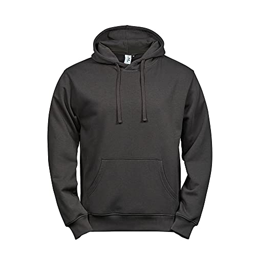 Tee Jays Herren Power Hoodie, Dunkelgrau, XL