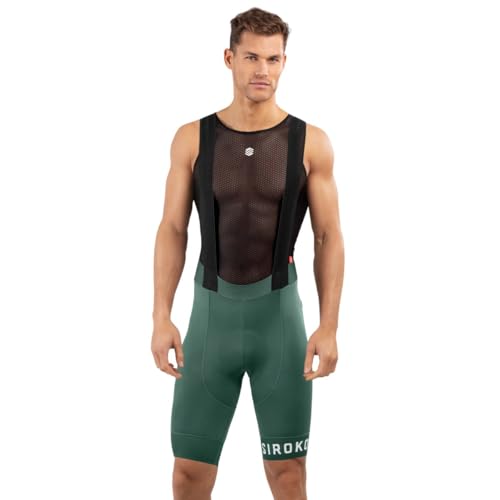 SIROKO - Radsport Trägerhose BX Oberwald - XXL - Armeegrün/Schwarz