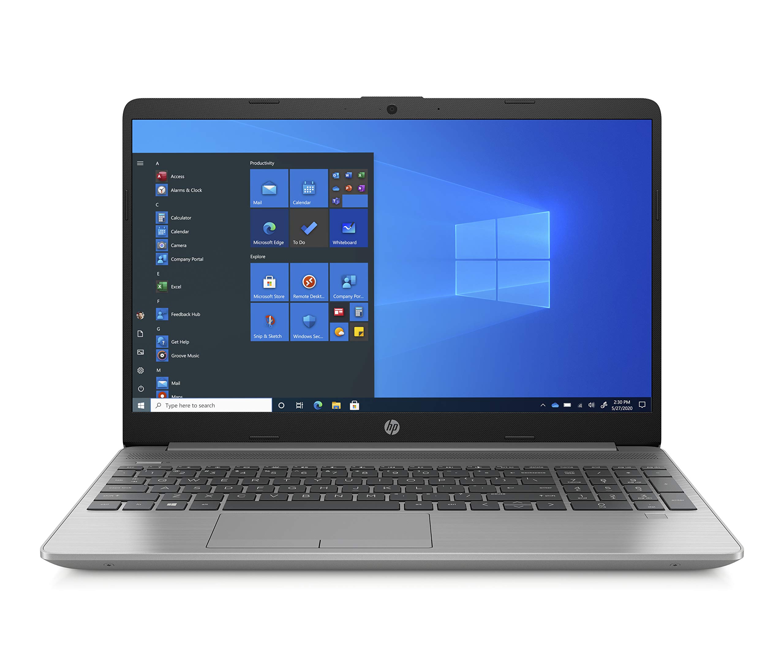 HP 255 G8 4P370ES (15,6 Zoll / Full HD) Business Laptop (AMD Ryzen 5 5500U, 16GB RAM, 512GB SSD, AMD Radeon Grafik, Windows 10 Home) silber