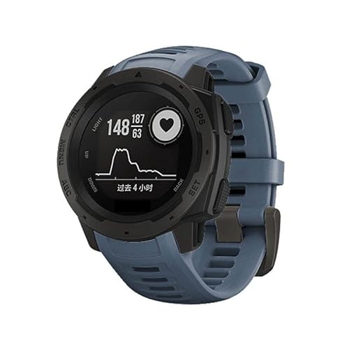 IOTUP Ersatz-Armband für Garmin Instinct Sport, 22 mm, aus Silikon, schnell anzubringen, Zubehör, For Instinct, Achat