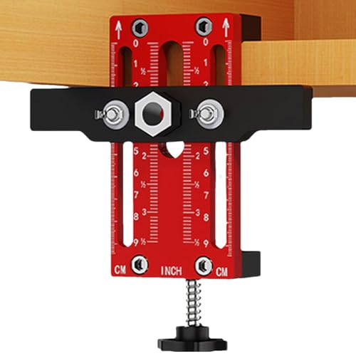 Schranktür-Installations-Positionierer, Tür-Installations-Locator - Werkzeug zur Schrankinstallation aus Aluminiumlegierung - Multifunktionales Positionierungswerkzeug für die Türmontage für die meist