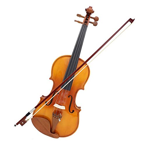 Violine Anfänger Fichte Violine 4/4 3/4 1/4 1/2 Natürliches Akustisches Geigen-Saiteninstrument Mit Bogen-Musik-Zubehör-Set (Color : 3/4)