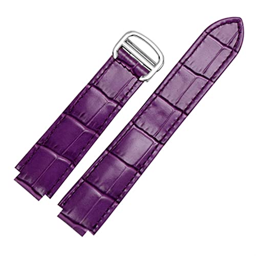 NEYENS Für Cartier-Armbänder, hochwertige Farbe, echtes Leder, Faltschließe, Ersatz-Lederarmband, weibliches Armband, 22x14mmRosegoldclasp, Achat