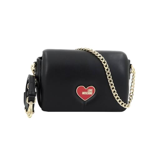 Love Moschino Damen Jc4272pp0hkn000 Schultertasche, Schwarz, 24X15X8