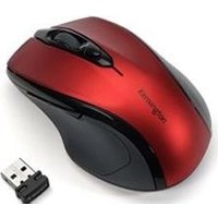 Kensington Pro Fit Mid-Size - Maus - optisch - drahtlos - 2,4 GHz - kabelloser Empfänger (USB) - Rubinrot (K72422WW)