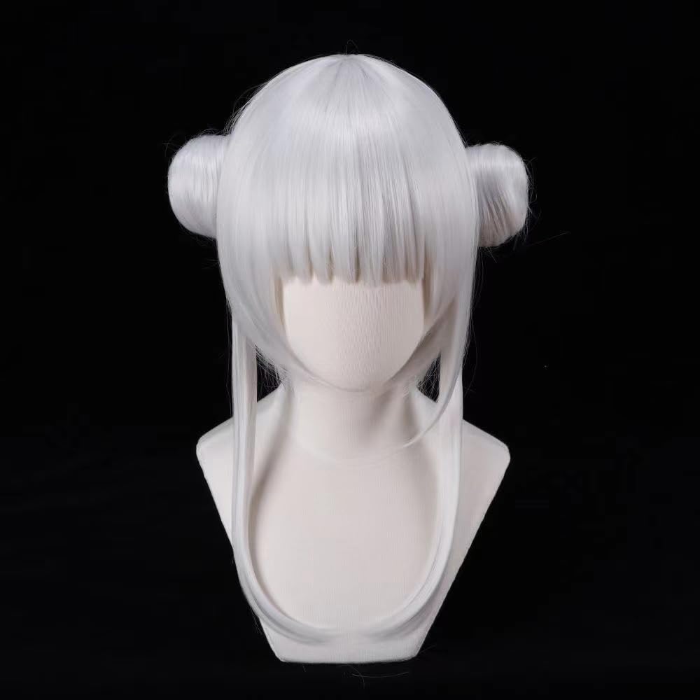 WCCNKK Wig Anime Cosplay Perücke for Lovelive Superstar Arashi Chisato Cosplay Perücke Silberne Perücke Rollenspiel Perücke, Mit Perückenkappe, Geschenk Für Anime-Fans