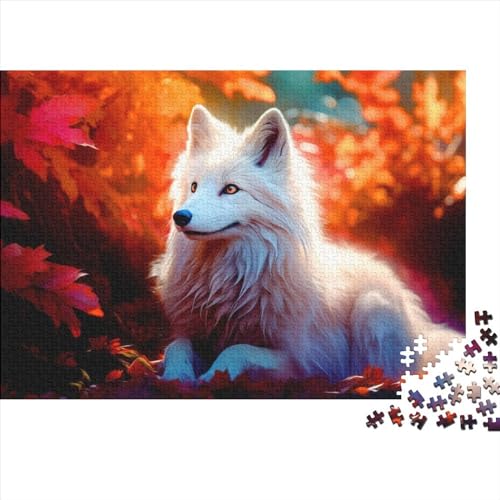 Füchse Holzpuzzle Puzzles für Erwachsene Teenager Erwachsenenpuzzle 1000 Teile Angebot als Geschenk für die ganze Familie (Größe 75x50cm)