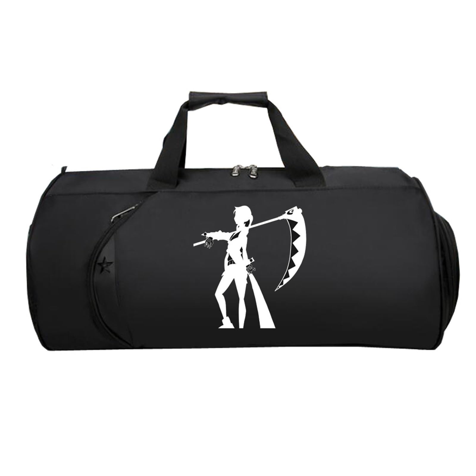 So-ul Eat-er Cabin Bag Anime, Faltbare Reisetasche HandgepäCk, HandgepäCk Unisex G.ym Wochenendtasche Flugzeug(Black 4)