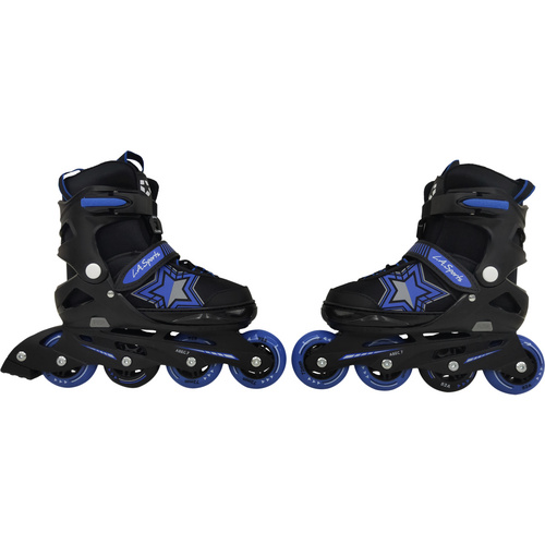 L.A. Sports Inline Skates, Polypropylen/Polyurethan, schwarz/blau 2