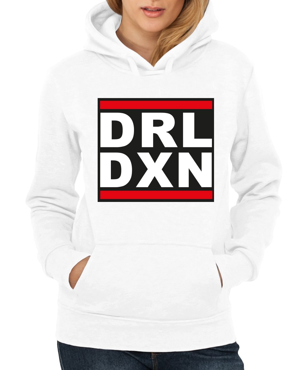 clothinx - Daryl Dixon DRL DXN Girls Kapuzenpullover Weiss, Größe L