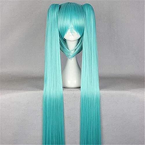 LINLINCD-Wig Anime Cosplay Wigs Cosplay Wig Vocaloid Costume Play Party Game Halloween Anime Hair Wig 120Cm Aquamarine 01 (Color:1)