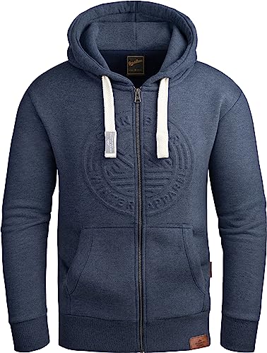 Grin&Bear Hoodie Herren Sweatshirt GEC601 Navy Melange L