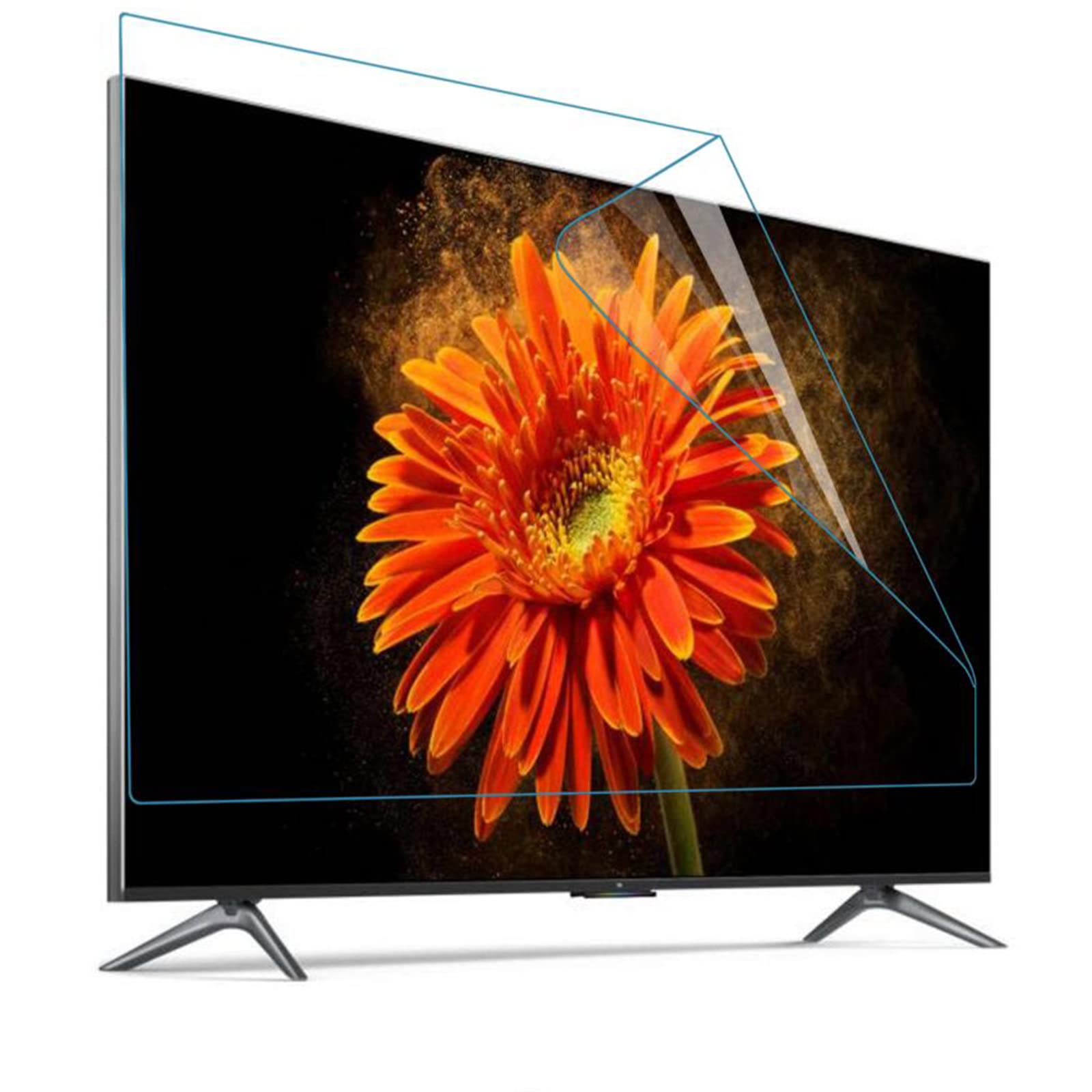 40-50 Zoll Tv Entspiegelungsfolie Anti-BlaulichtBlendschutz LCD-DisplayschutzAnti-Strahlung TV-SchutzfolieHelfen Sie Besser Zu Schlafen,Matte-46in(1017X570) mm