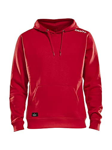 Craft Community Hoodie für Herren | Größe M | Red | Hoodie Herren | Sweatjacke Herren mit Kapuze | Kapuzenpullover | Sweatshirt | Mikrofaser-Baumwolle-Mix