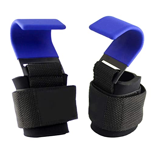 bnsggl Gewichtheben Haken Handgriff Unterstützung Handgelenkschlaufen Robuste Handgelenkbandage Power Gewichthebe Training Fitnessstudio Griffe