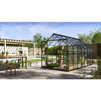 VITAVIA Gewächshaus »Dione«, 11,5 m², Aluminium/Glas, winterfest - gruen