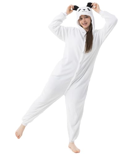 Katara 1744 (30+ Designs) Eisbären-Kostüm Polar, Unisex Onesie/ Pyjama-Qualität für Erwachsene & Teenager