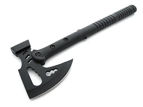 KS-11 42cm Black Axe multifunktions Hammer Downrange Tactical Tomahawk Typ M48 Jagd Camping Angel Outdoor Survival Busch Axt Beil Messer mit Coduratasche