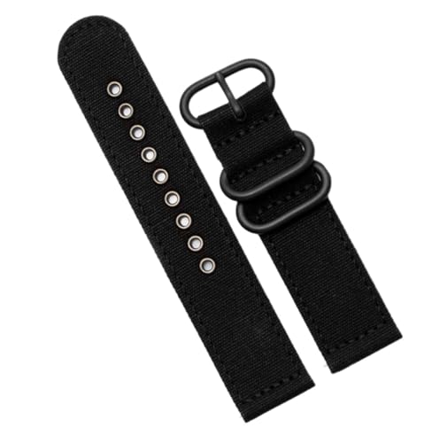 SpaRcz Armband aus Nylon-Canvas mit Schnellverschluss, vierfarbiges Armband für Herren, 20-22mm, Farbe 3, 24mm