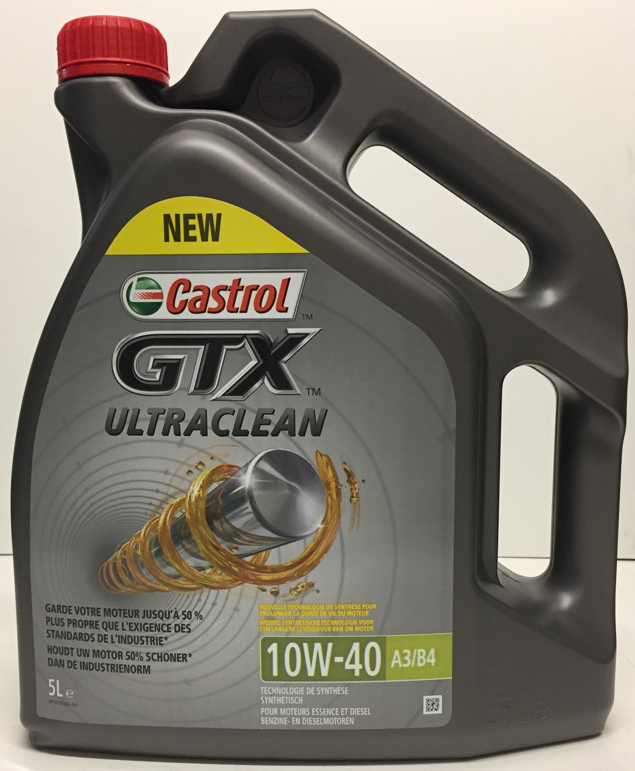 Castrol Motoröl Ã–L Gtx Ultraclean 10W-40 10W40 A3/B4 - 5 Liter