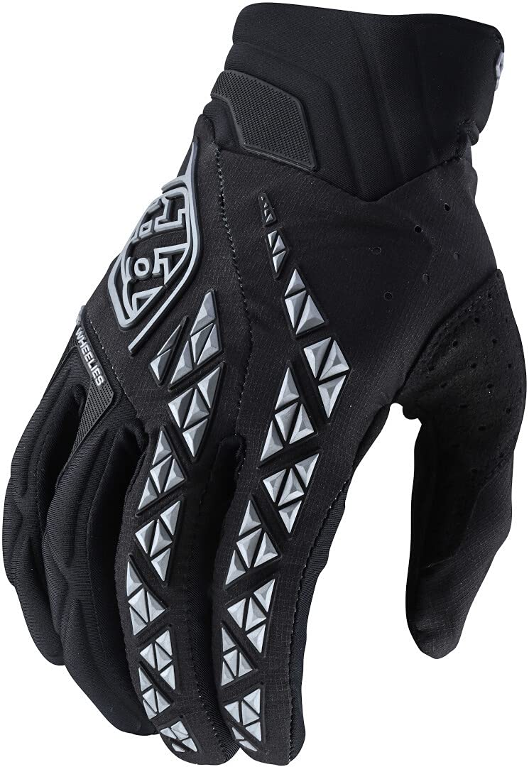 Troy Lee Designs Motocross Motorrad Dirt Bike Racing Mountainbike Reithandschuhe SE PRO Handschuh (schwarz, groß)