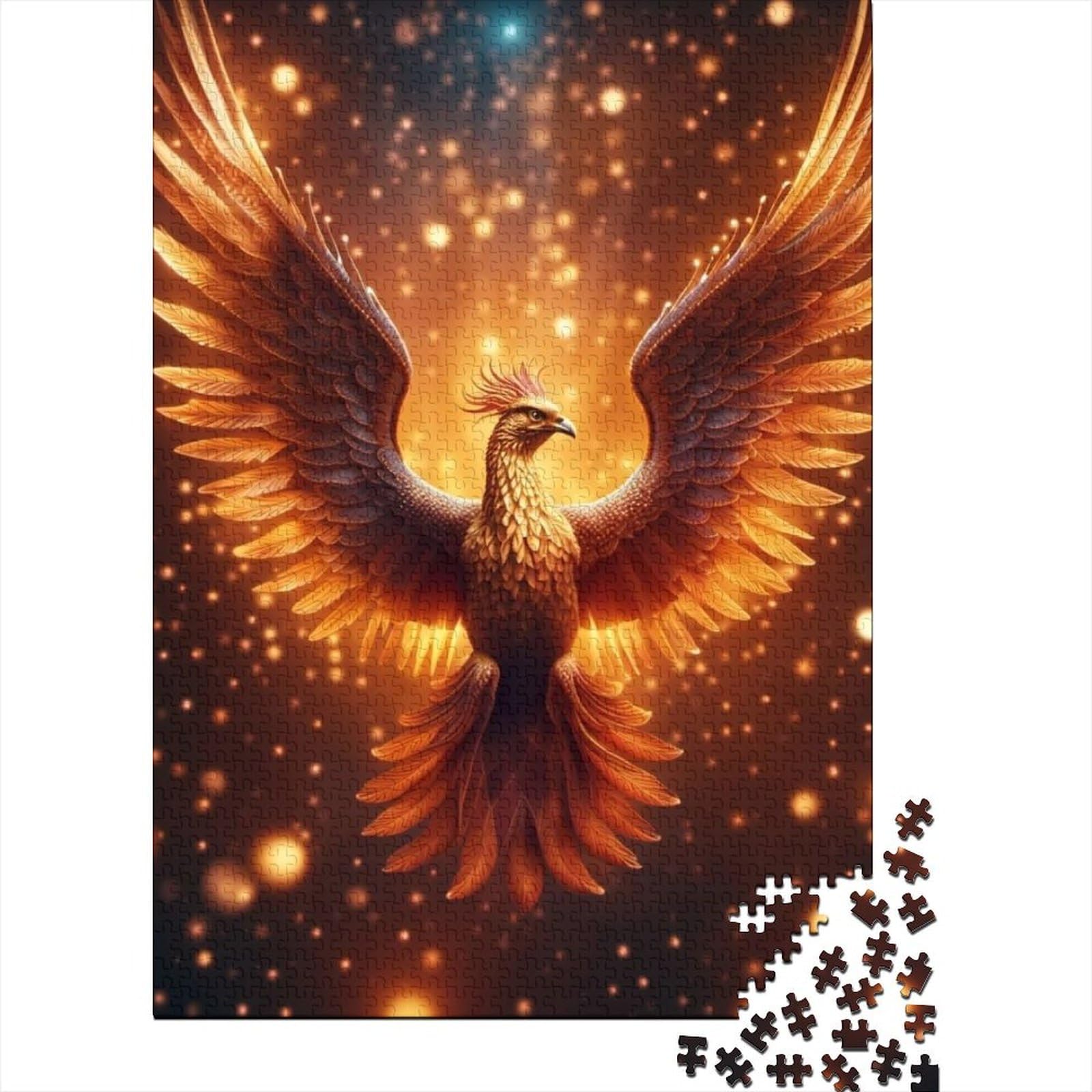 Phoenix Holzpuzzle Puzzle für Erwachsene und Teenager, 500 große Teile Puzzle für Erwachsene, ganze Familie und die (Größe 20,47 x 14,96 Zoll)