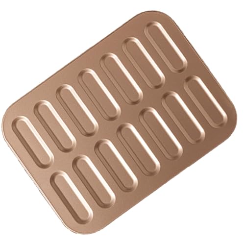 14 Mulden Cookie Bakeware Praktische Kekse Stick Backblech Karbonstahl Marienkäfer für Backbegeisterte