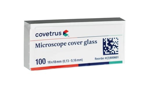 COVETRUS Abdeckungen für Mikroskopie 18 x 18 mm, 100 Stück