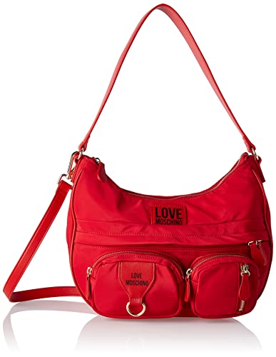 Love Moschino Damen BORSA A SPALLA Umhngetasche, rot, Einheitsgröße