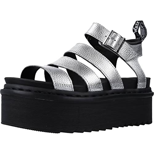 Dr. Martens Damen Sandale Blaire Quad Silber 40