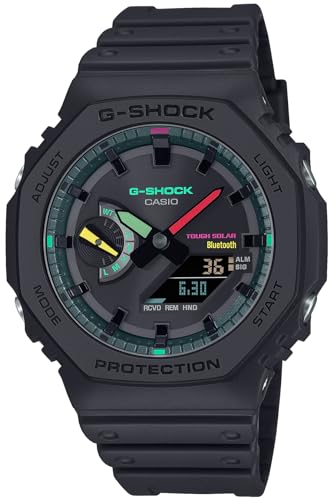 Casio G-Shock GA-B2100MF-1AJF [G-Shock Multi Fluorescent Color Series] Import from Japan New, Black, Schwarz