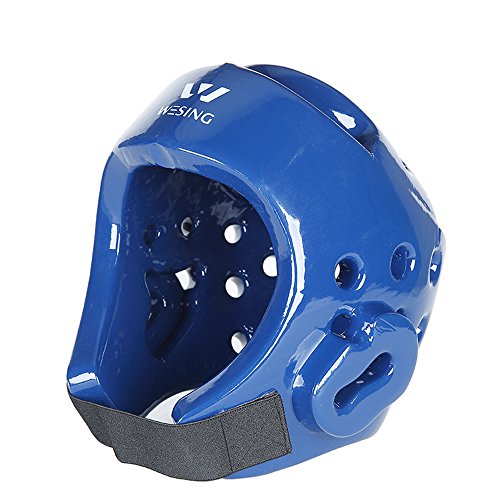 Wesing Taekwondo Headgear Taekwondo Helm Training Kopfschutz - blau - L