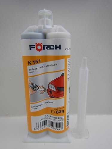 FÖRCH REPARATUR 2K SPEED K151 KUNSTSTOFFKLEBER KLEBER ZWEIKOMPONENTEN 60g (2)