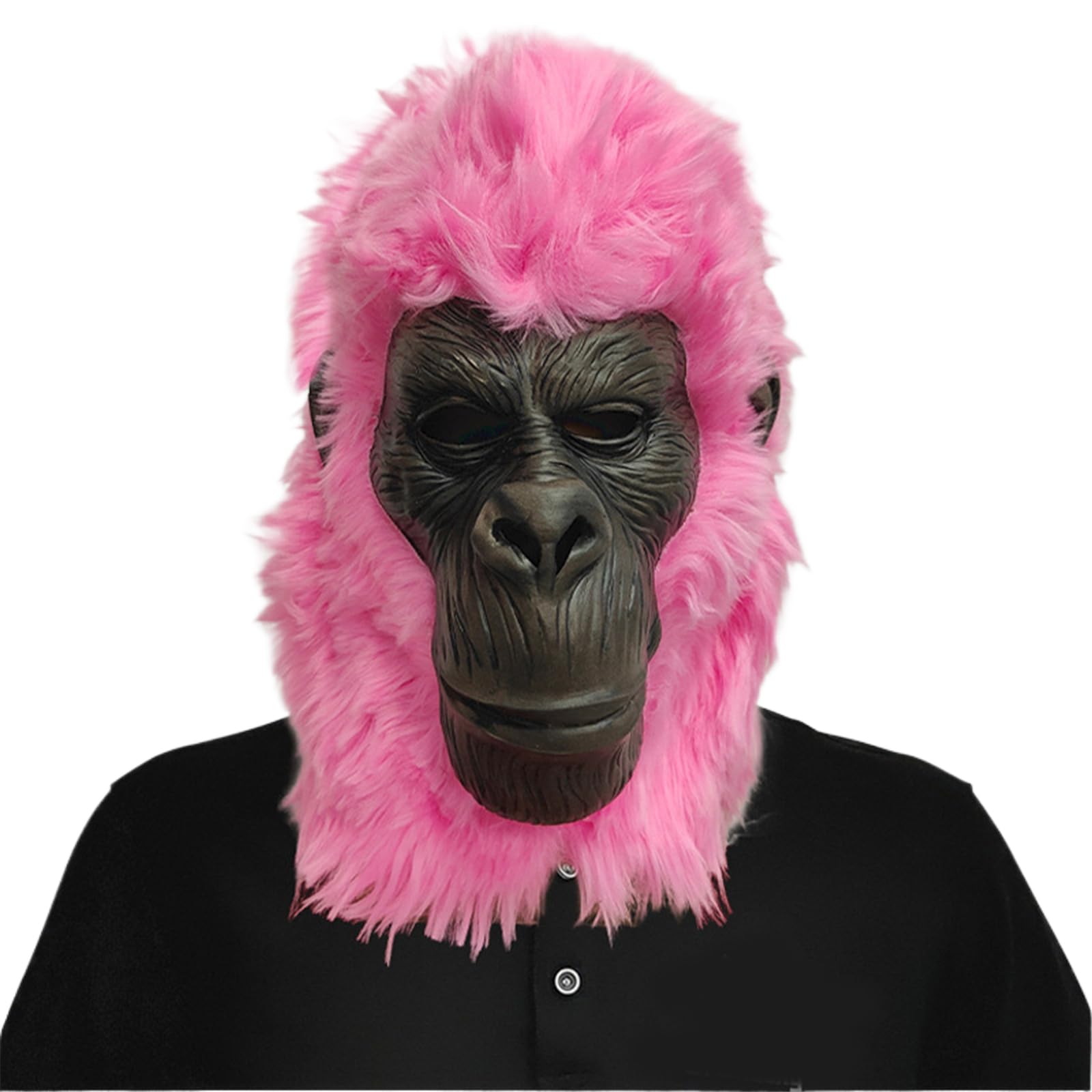 SANRLO Monkey Coslay Halloween Dress Up Full Head Latex For Women Man Halloween Party Carnivals Cosplay Party