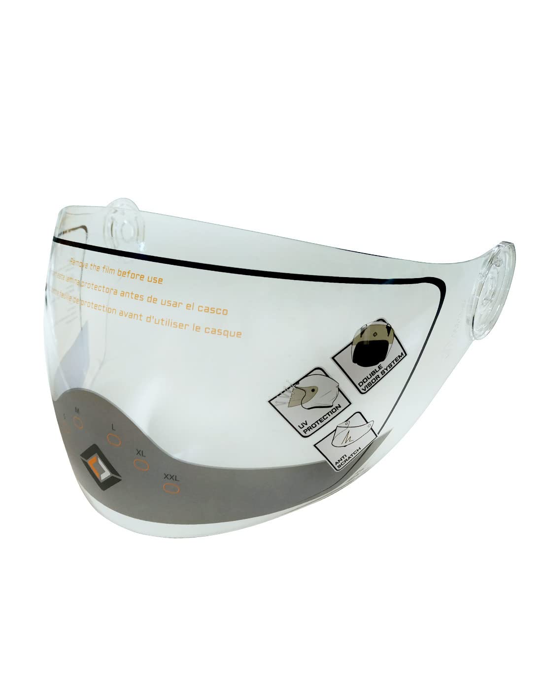 ON BOARD Level Helmets LuP1, Unisex, Standard, transparent