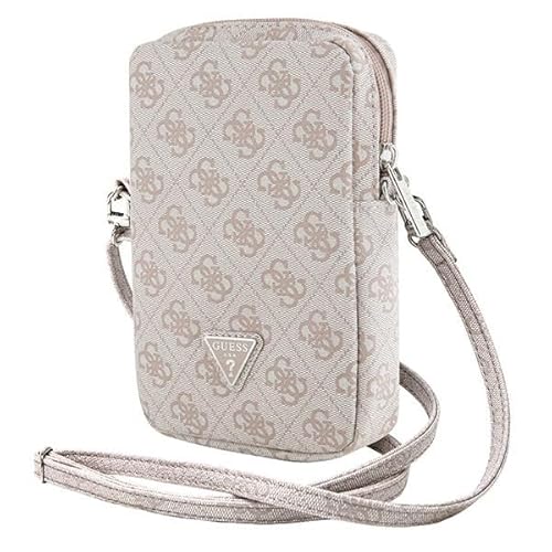 CG MOBILE Guess Handytasche GUWBZP4GFTSP Rosa Zip 4G Triangle