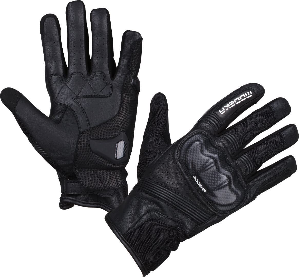 Modeka Miako Air Motorrad Handschuhe (Black,12)