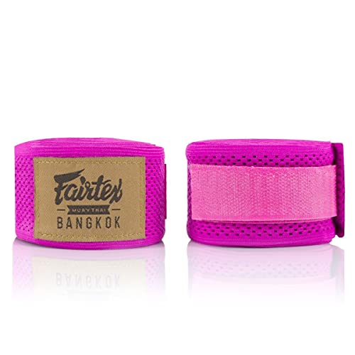 Fairtex HW4 Elastic Handwraps - Pink 180"