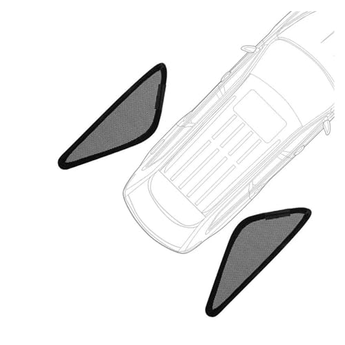 Auto-Sonnenschirm Für A4 Für B8 Limousine 2008-2016 Magnetischer Autosonnenschutz Maßgeschneiderter Seitenfenstervorhang Sonnenschutzvisier Frontscheibe Frontscheibenabdeckung(Triangular Windows)