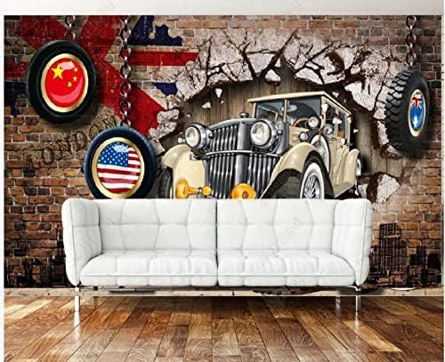 Oldtimer-Bar 3D Tapeten Wanddekoration Fototapete Sofas Wohnzimmer Wandbild Schlafzimmer-300cm×210cm