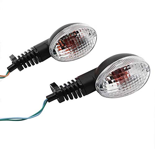 WANGBINGXING Blinker Motorrad Vorne & Hinten Blinker Anzeige Blinker Lampe Licht Lampe Passend for Kawasaki KLX 250SF KLX250SF 2009-2011 Passend for Ninja 250 2008-2012 Motorrad Blinker(4 piece)