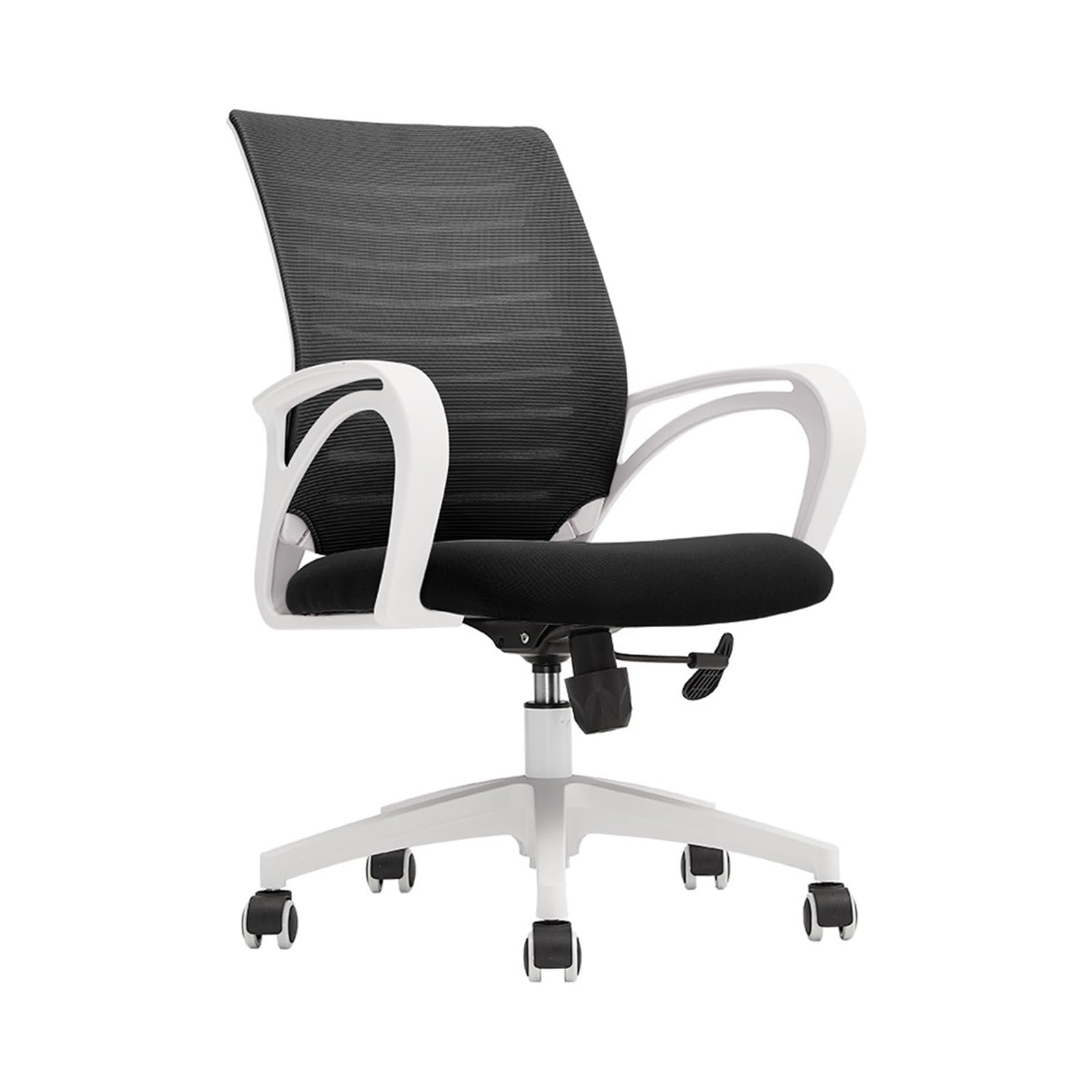 RASOANOA Arbeitsstuhl Ergonomischer Bürostuhl Home Wheels Mid Back Mesh Büroschreibtisch Rolling Swivel Arbeitsstuhl Gaming-Stühle Ambitious