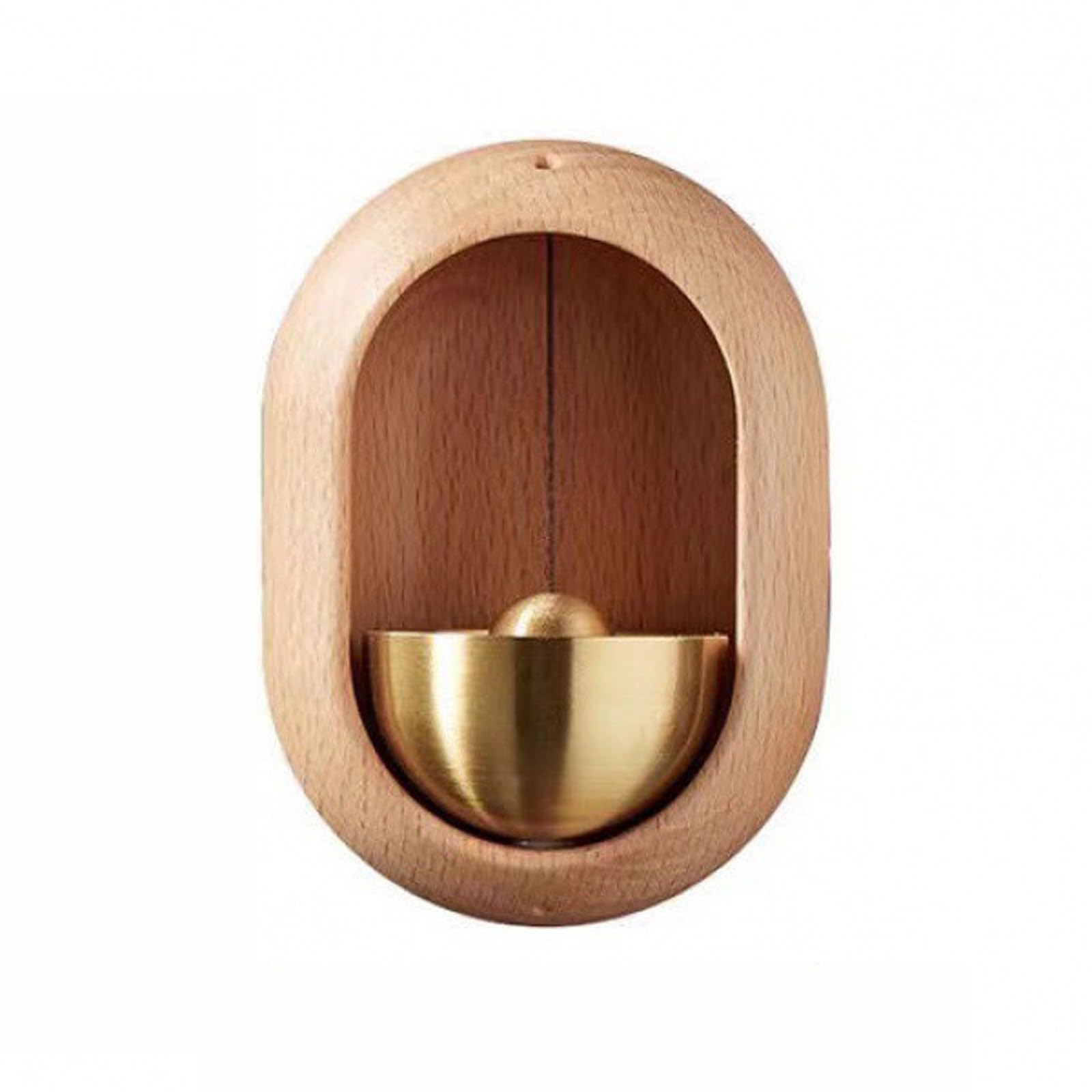 WOFDALY Windspiel Holz Klangspiel,Ladenbesitzer Glocke Für Türöffnung Magnetische Holztürklingel Windspiel Für Kühlschrank, Für Heimdekoration Drinnen Draußen Balkon Garten,B