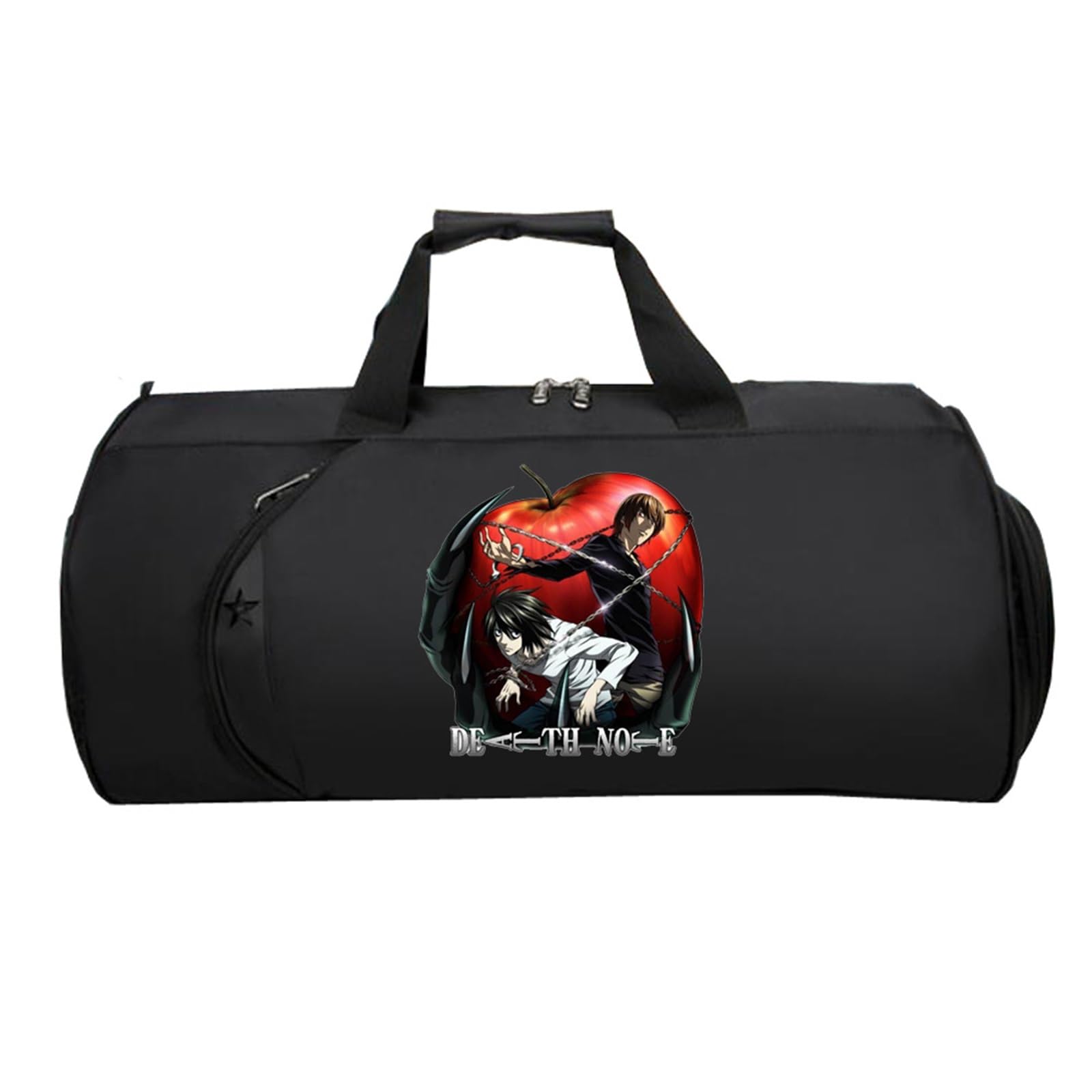 Death No. te Kleine Reisetasche Anime, Faltbare Reisetasche HandgepäCk, HandgepäCk Unisex G.ym Wochenendtasche Flugzeug(Black 12)