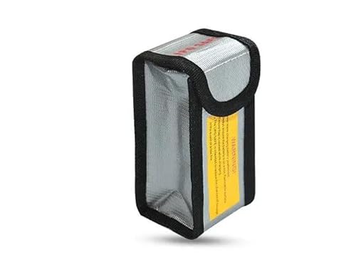 Feuerfeste explosionsgeschützte RC LiPo Batterie-Sicherheitstasche Safe Guard Charge Sack 90 * 64 * 50MM