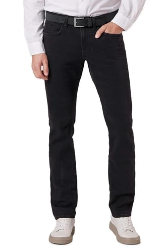 Hattric Jeans Harris Modern Fit Stretch Deep Black Cross-Optik Gr. W31/42 - L32-34-36 (W36/L32)