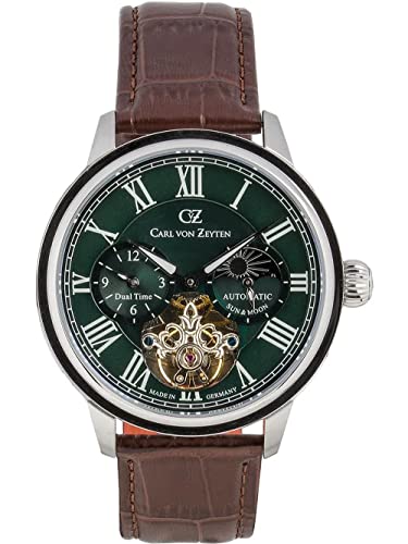 Carl von Zeyten CVZ0081GRS Schiltach Automatik Dual Time 46mm 10ATM