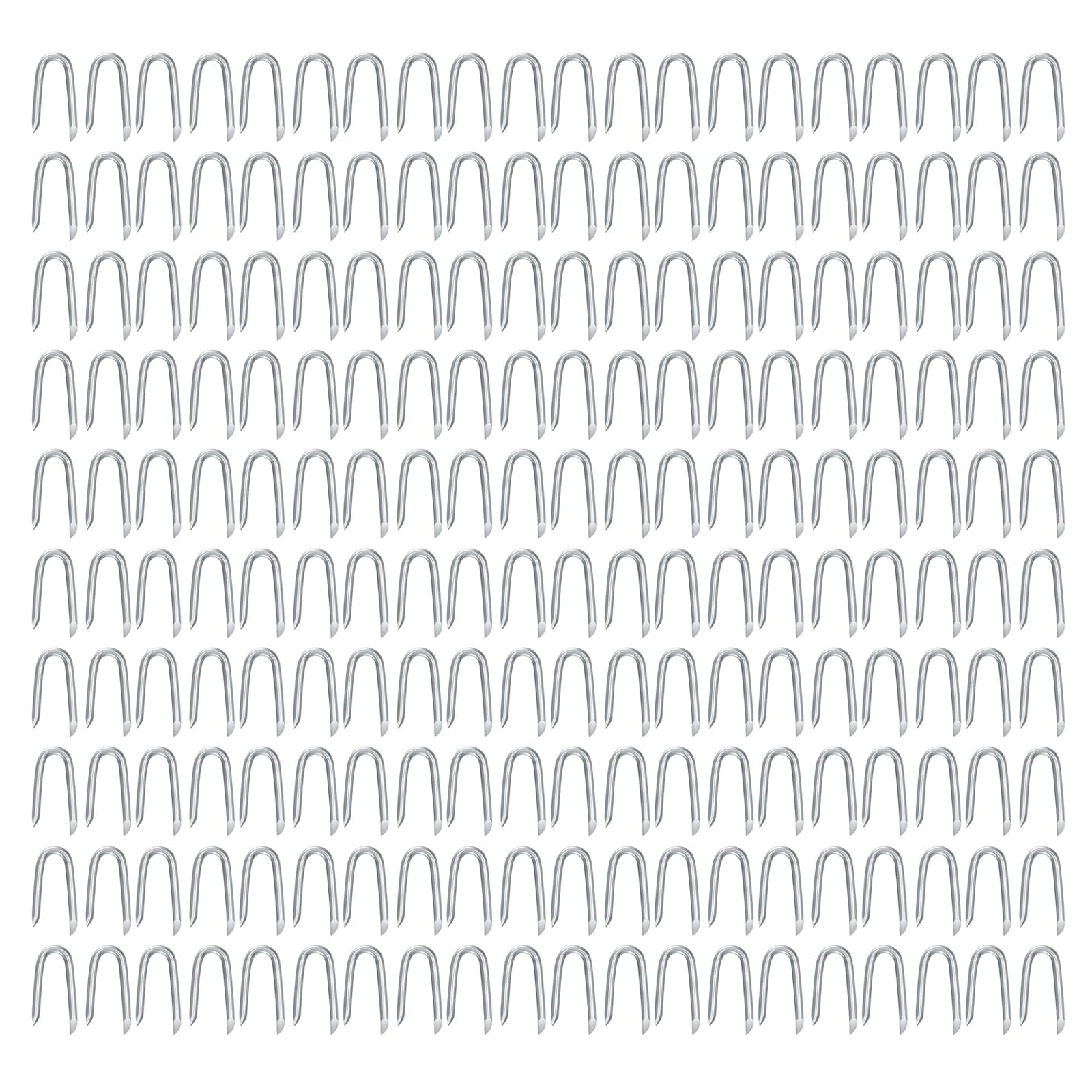 200 Stück US Förmige Nägel Netzklammern Befestigungsnägel Stahldrahtzaunklammern Für Drahtgeflechte Und Gewebte Zäune