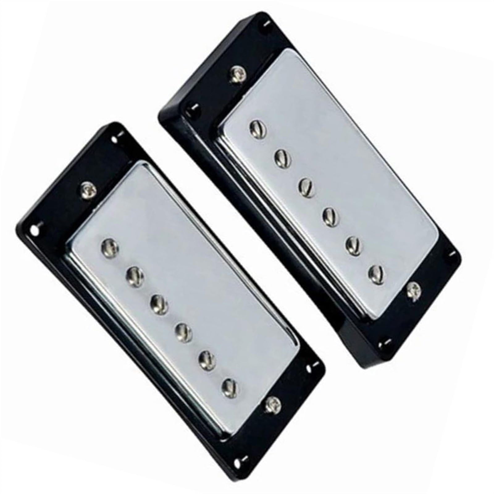 1Set E-Gitarre Humbucker aus Edelstahl Ersatzteile Single-Coil-Tonabnehmer